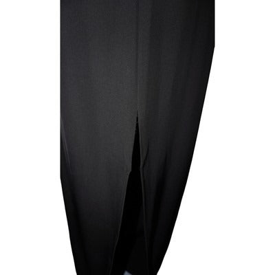 Tobi Black Maxi Skirt With Front Slit XS