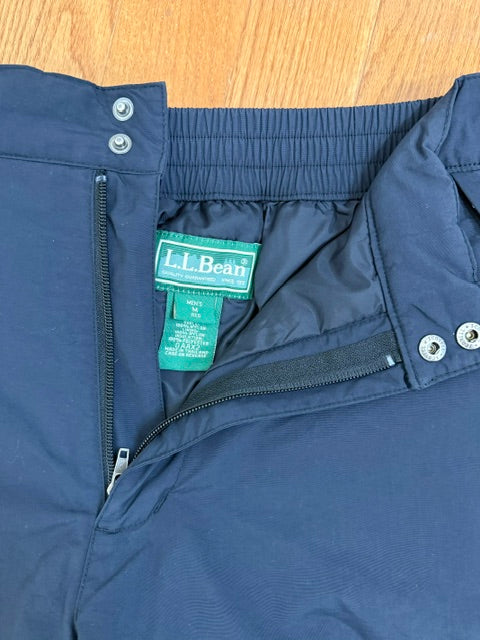 L.L.Bean Men’s Insulated Black Snow Pants SzM