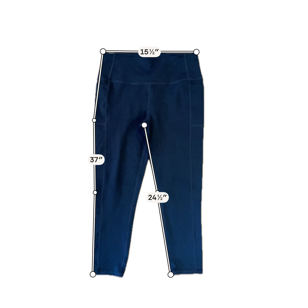 Skechers Women’s Leggings High Rise 2 Side Hip Pockets Stretch Activewear Pants