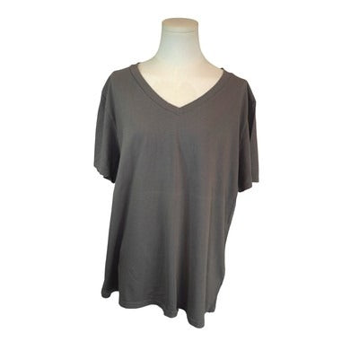 Women's Fresh Produce Gray Cotton T-Shirt - Size XXL