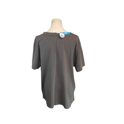 Women's Fresh Produce Gray Cotton T-Shirt - Size XXL
