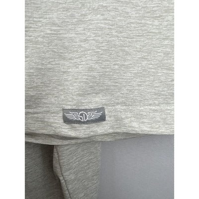 Straight Down Mens Performance Polo Shirt XL Gray Short Sleeve
