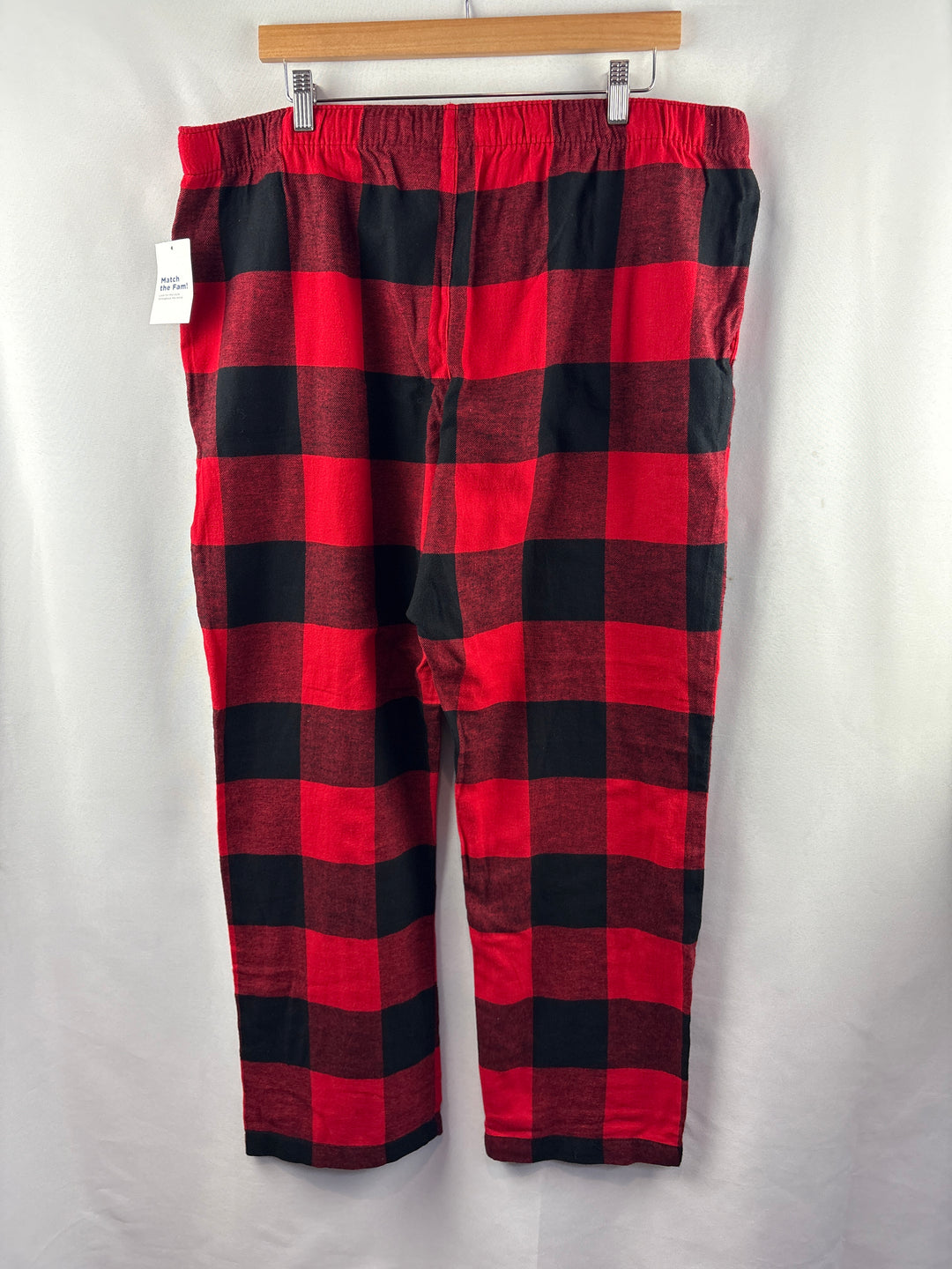 Unisex Old Navy XL Red &amp; Black Plaid Pajama Pants