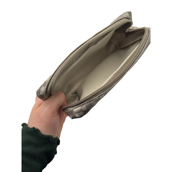 Women’s Lancôme Silver Mini Purse w/ Coin Purse & Mini Makeup Pouch