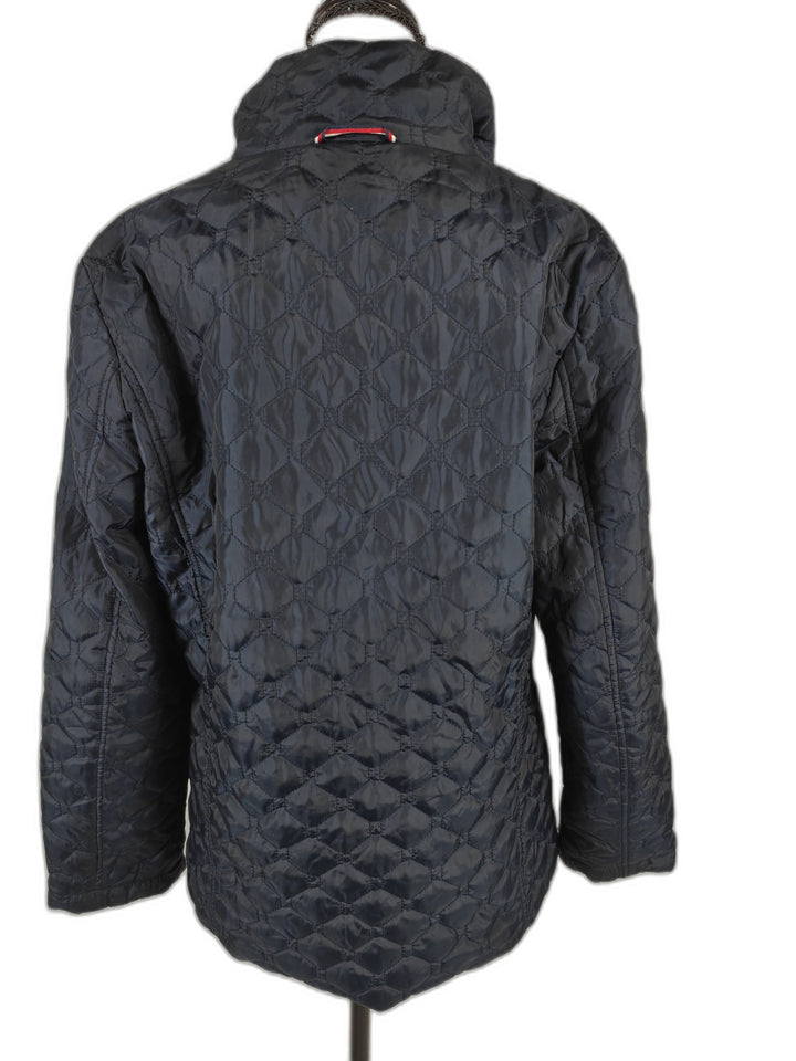 Womens Tommy Hilfiger Quilted Jacket Navy Blue Red Large