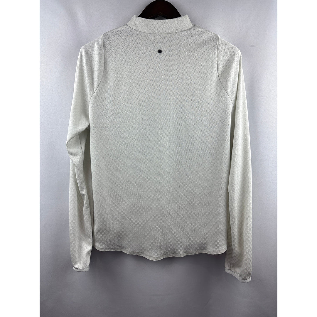 Women’s Nike XL Off-White Dri Fit Long Sleeve Sports shirt