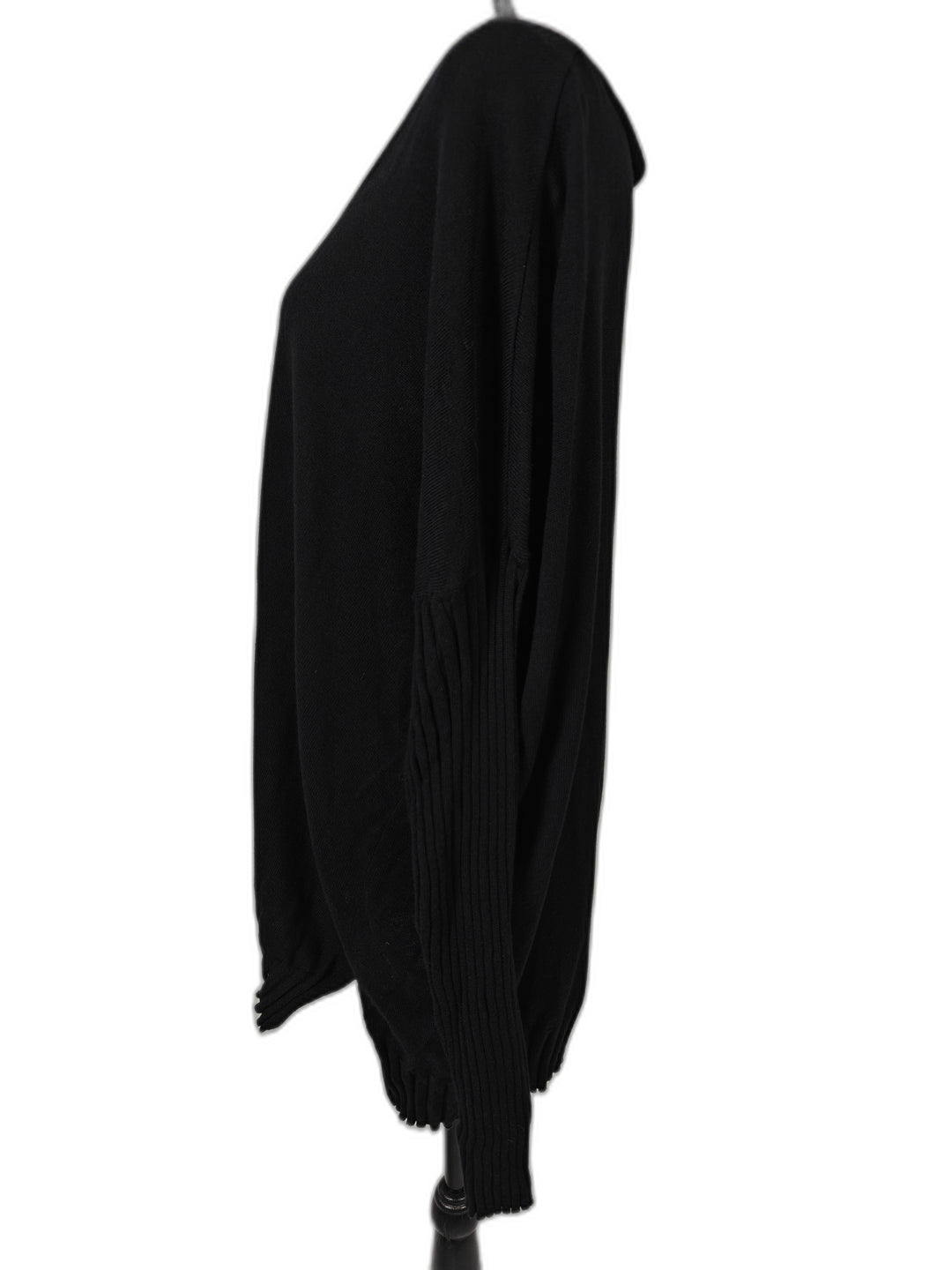 Women Vince Camuto Oversized V Neck Sweater Black Size XL