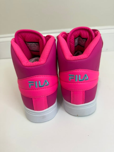 Fila Vulc 13 Superbright High Top Sneakers Pink Arrowfish NWT Sz10