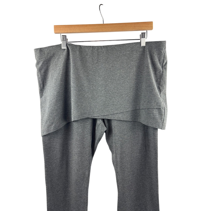 Women’s Cabi XL Gray Cropped Leggings w/ Attached Skirt