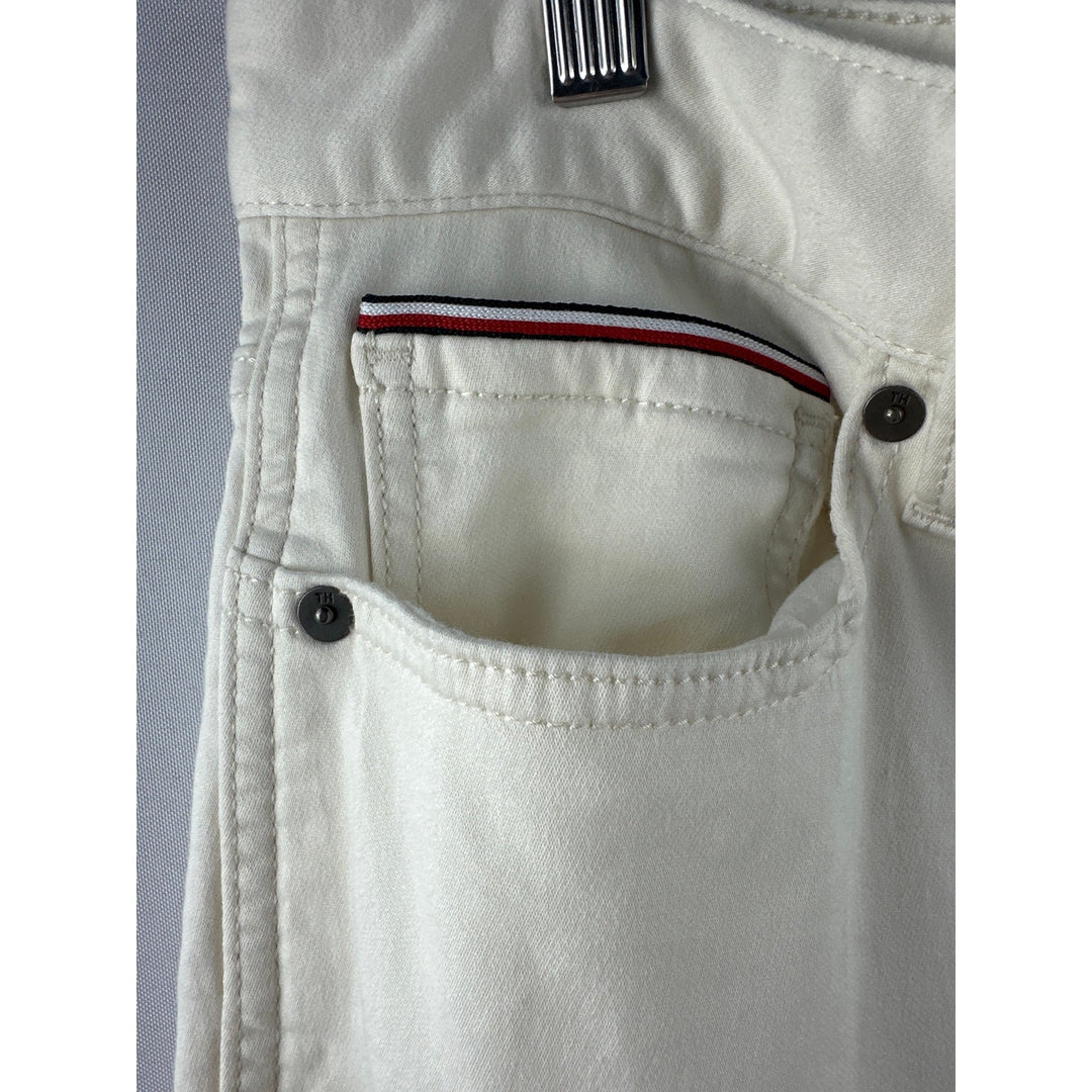 Men’s Cream Tommy Hilfiger Straight Jeans 34/30