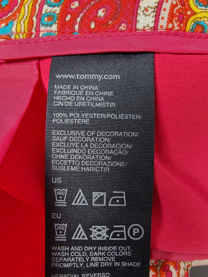 Tommy Hilfiger Womens Hot Pink Dress Pants Size 14 New With Tags