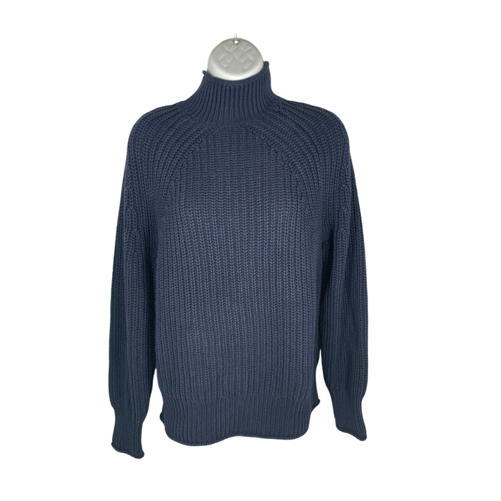J Crew Relaxed Chunky Knit Rollneck Sweater With Raglan Sleeves Size Small