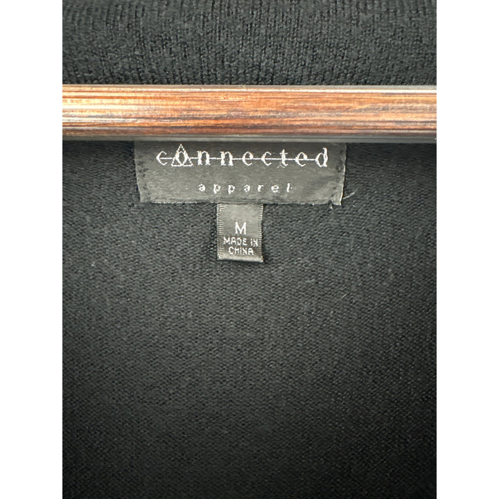 Women’s Connected Medium Black Cowelneck Sweater Dress