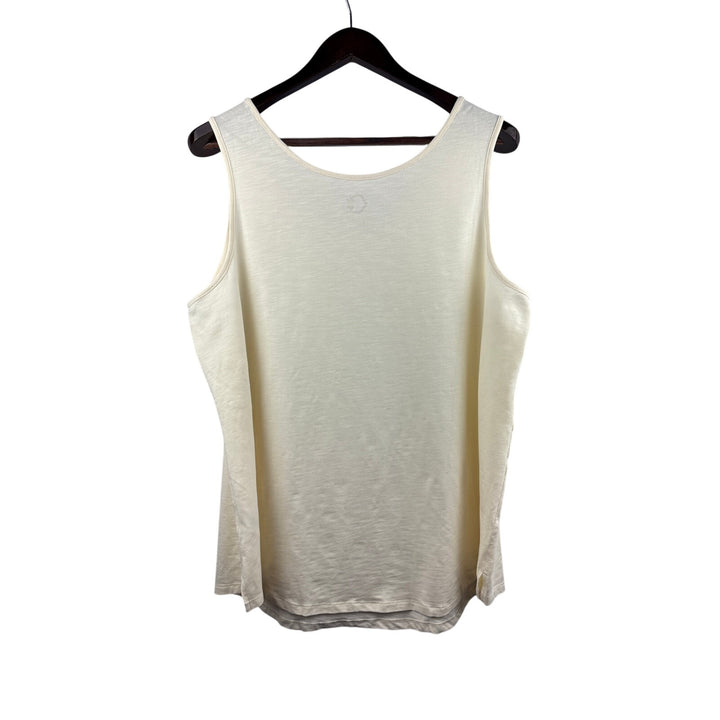 Women’s Wonder Size 1X Cream Tank Top Shirt