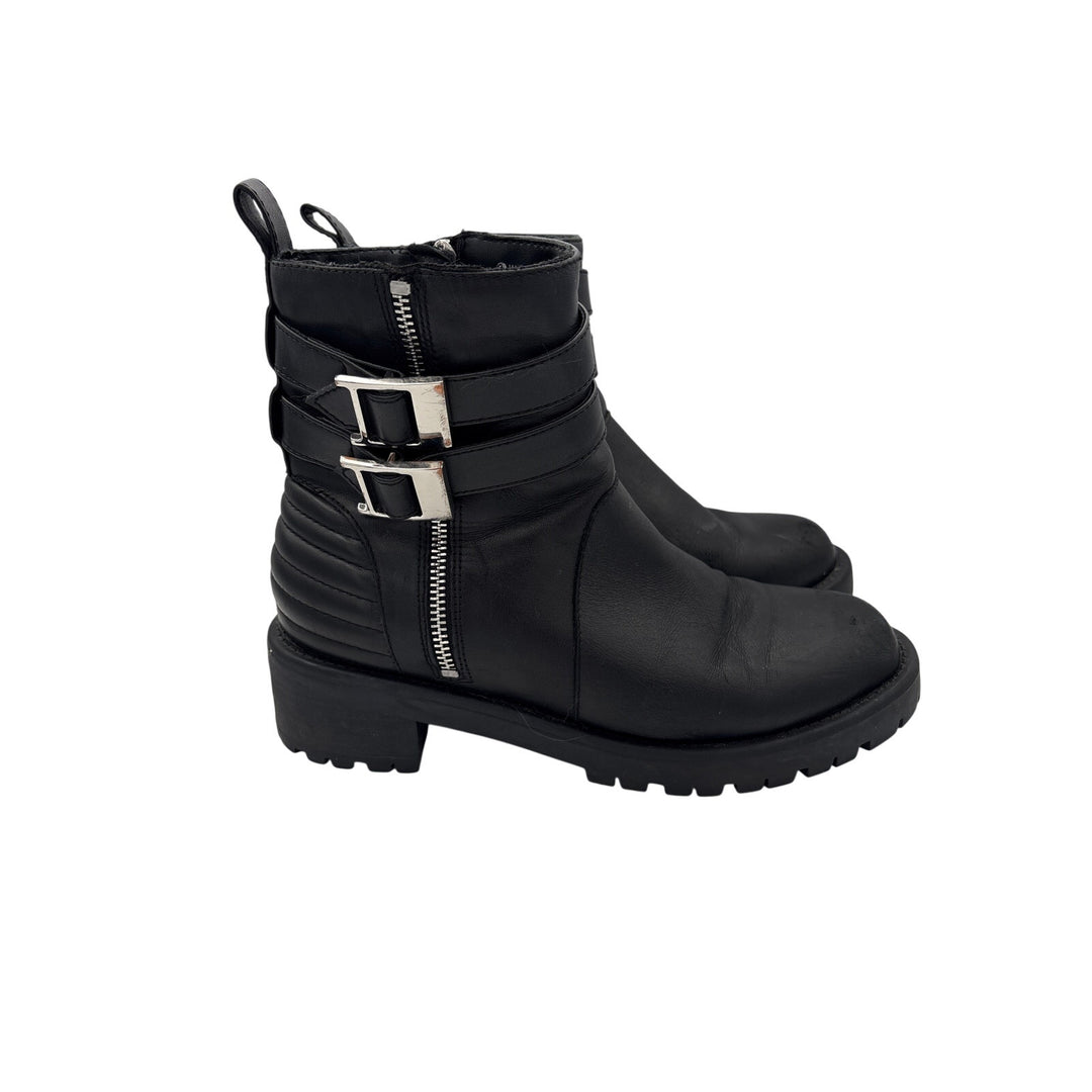Women’s Blondo Size 8.5 Black Buckled Ankle Boots