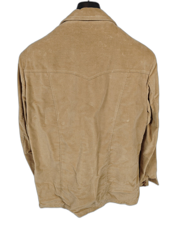 Mens Brad Whitney Western Jacket Tan Suede Feel Size Unknown