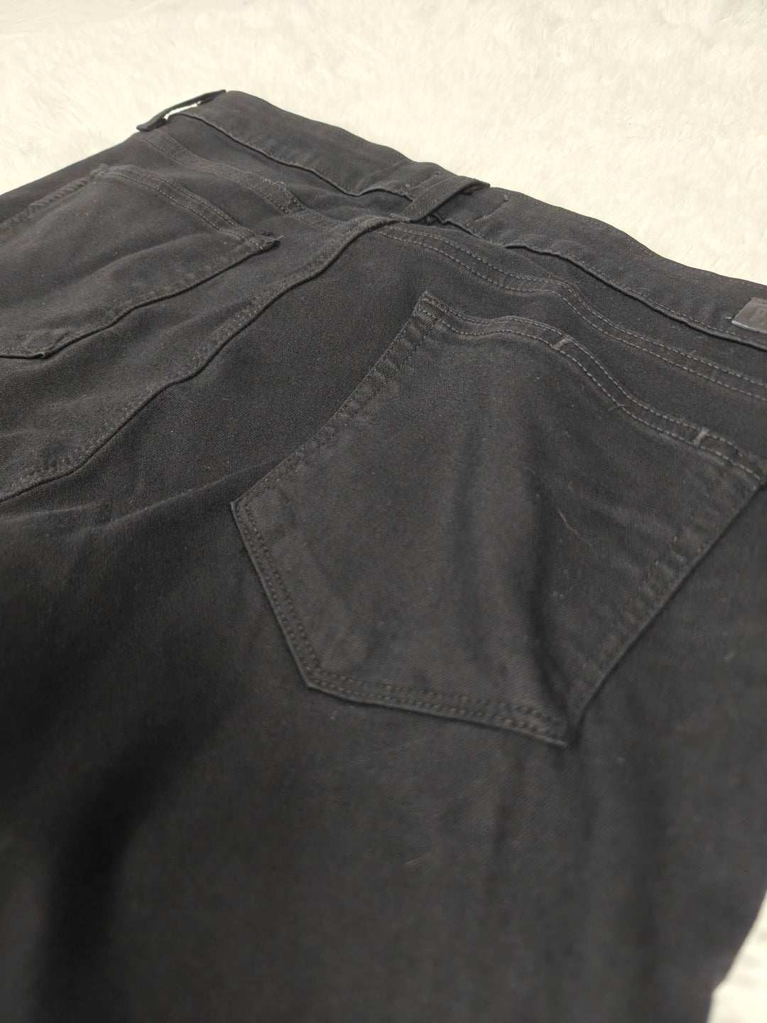 Womens PAIGE Skyline Bootcut Jeans Black Size 33