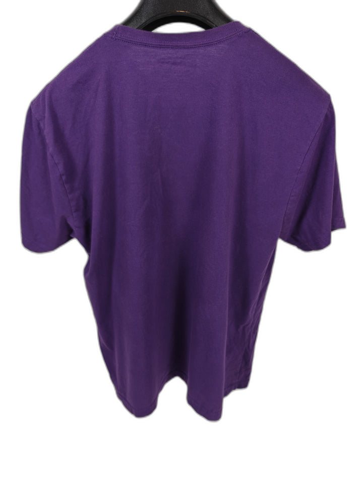 Mens E5 Savage Self Made Graphic T Shirt Purple Size 2XL