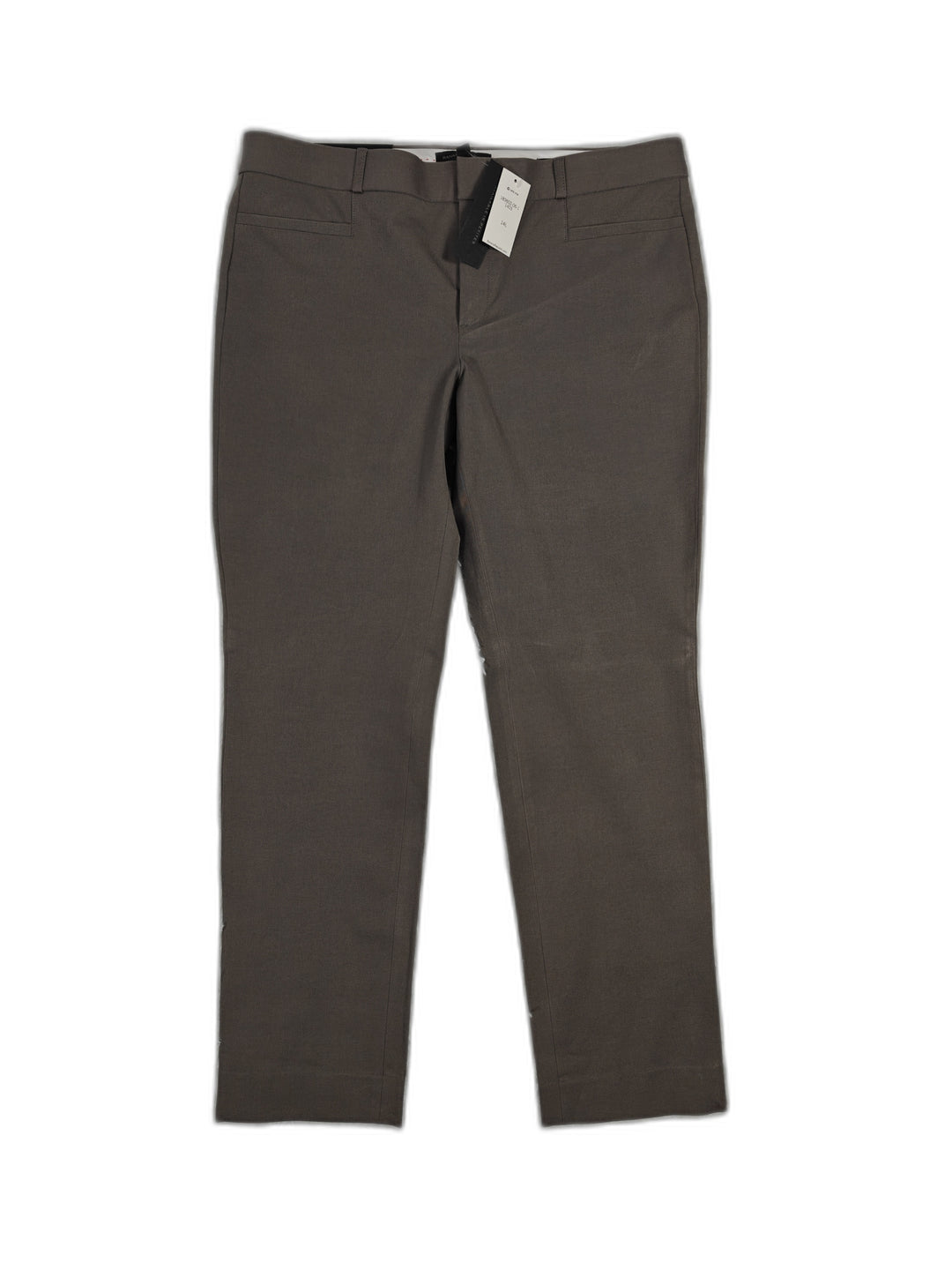 Womens Banana Republic Sloan Taupe Dress Pants Size 14 Long Nwt