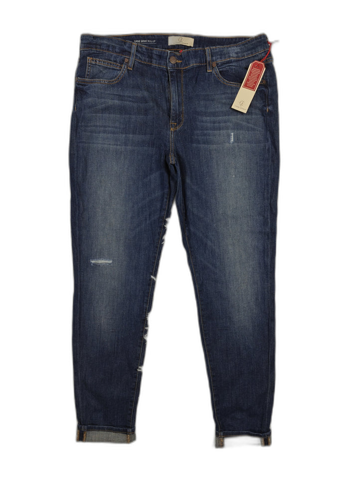 Womens CJ by Cookie Johnson Skinny Jeans Blue Size 34