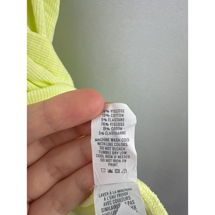 Women’s Aerie Large Neon Yellow Lounge Tank