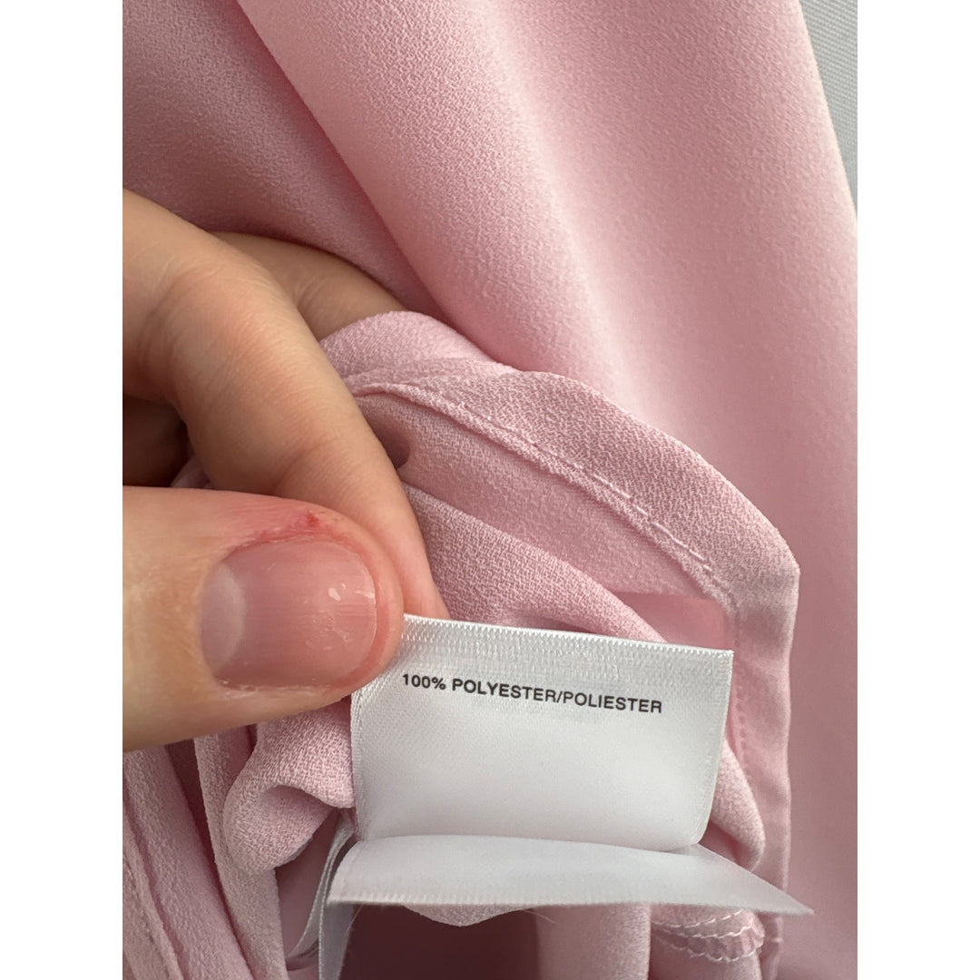 Women’s Kasper Large Baby Pink Long Sleeve Blouse