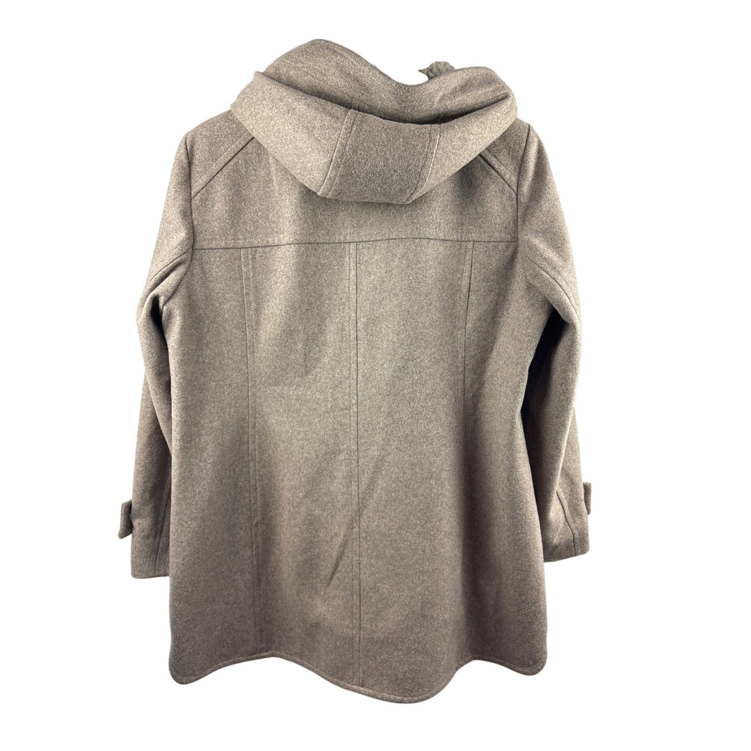 Women’s London Fog XL Beige Hooded Winter Coat