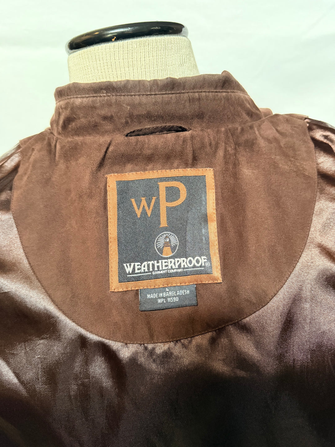 Vintage Mens Weatherproof Garment Company Coat Size Large With Phone Pocket