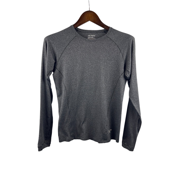 Women’s Arc’Teryx Small Dark Heather Grey Long Sleeve Sports Shirt