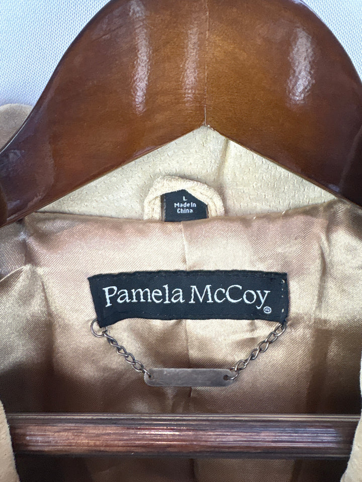 Women’s Pamela McCoy Large Tan Suede Jacket