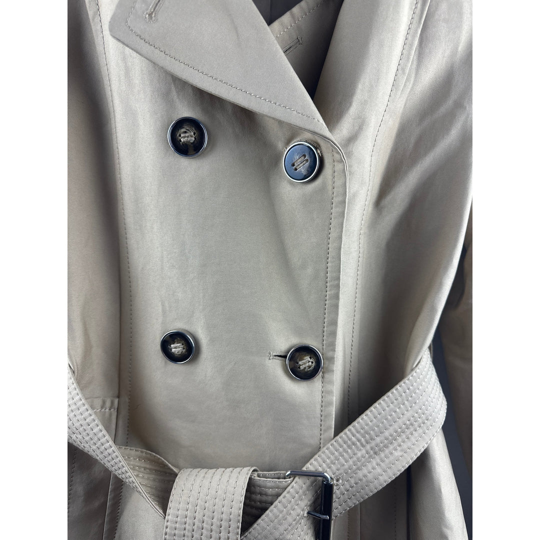 Women’s Kenneth Cole Mid length Beige Trench coat Size M