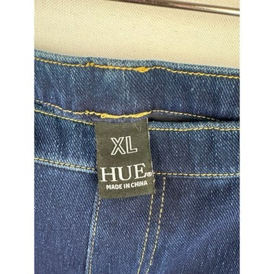 Hue Womens XL Denim-Look Leggings