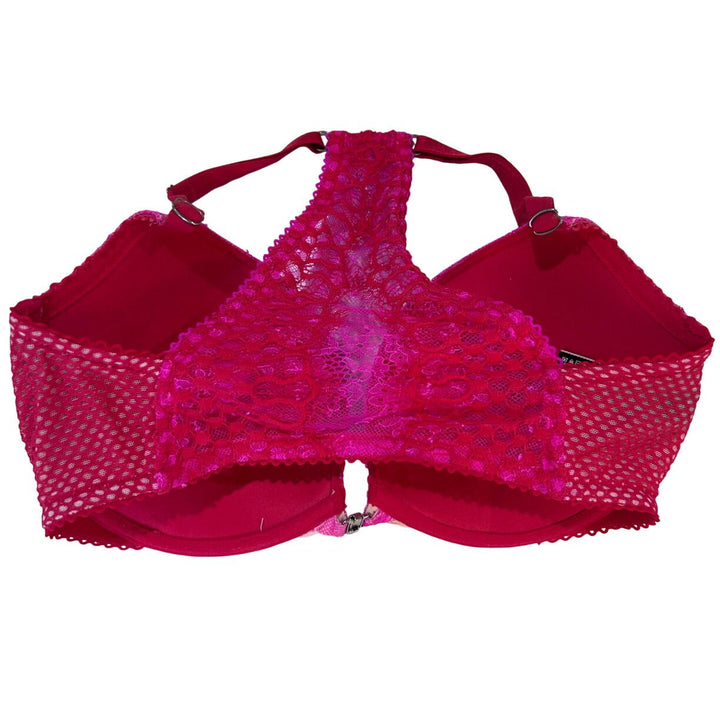 Victorias Secret Body By Victoria Push Up Bra Hot Pink Lace Underwire