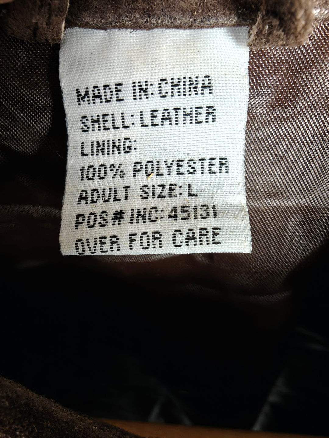 Mens Genuine Suede Leather Shirt Jacket Brown Vintage Large