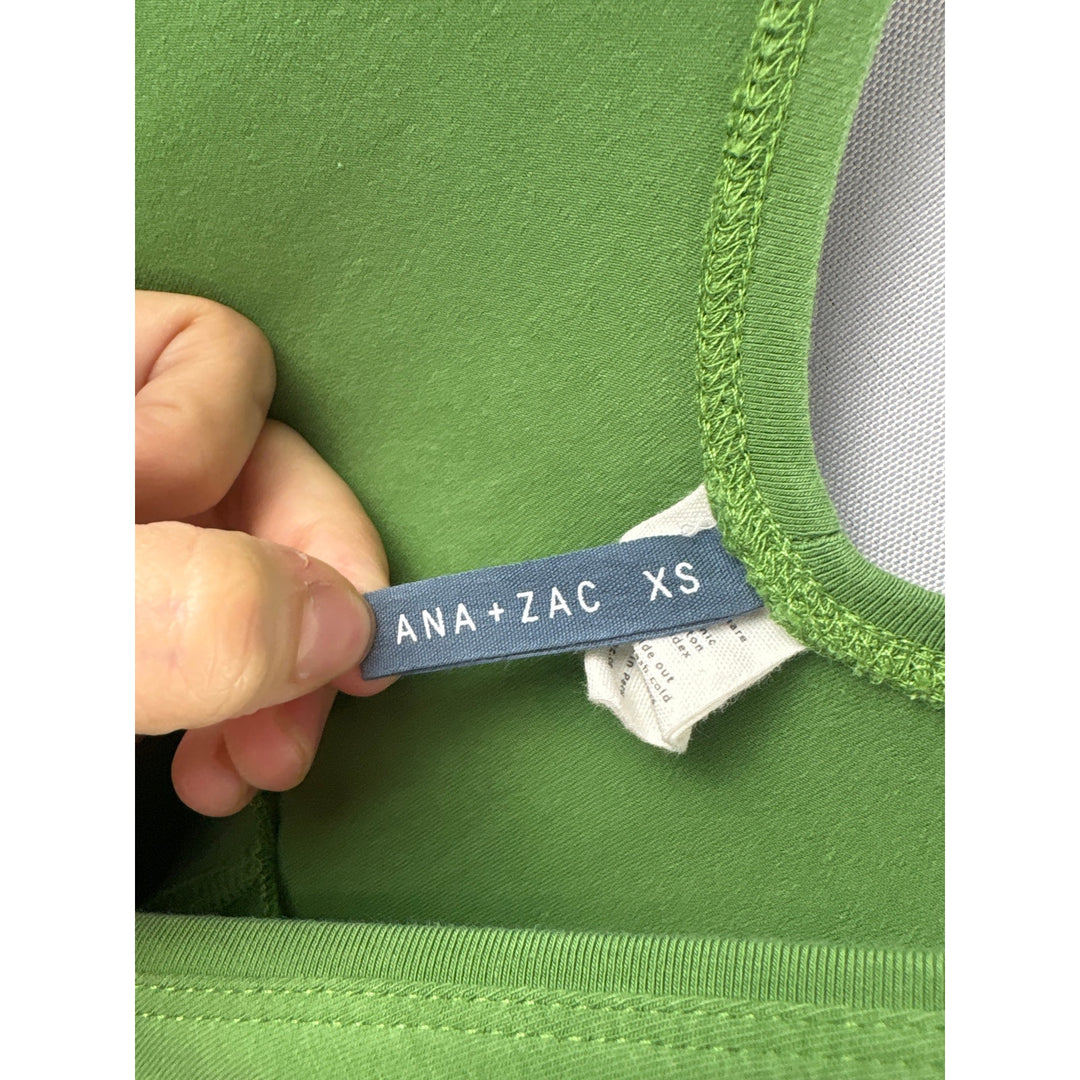 Women’s Ana + Zac XS Kelly Green Sleeveless Wide Leg Pantsuit