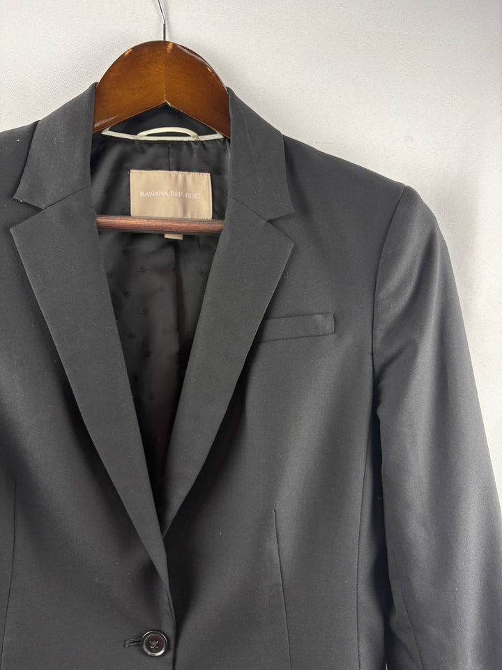 Women’s Banana Republic Size Tall 8 Black Blazer
