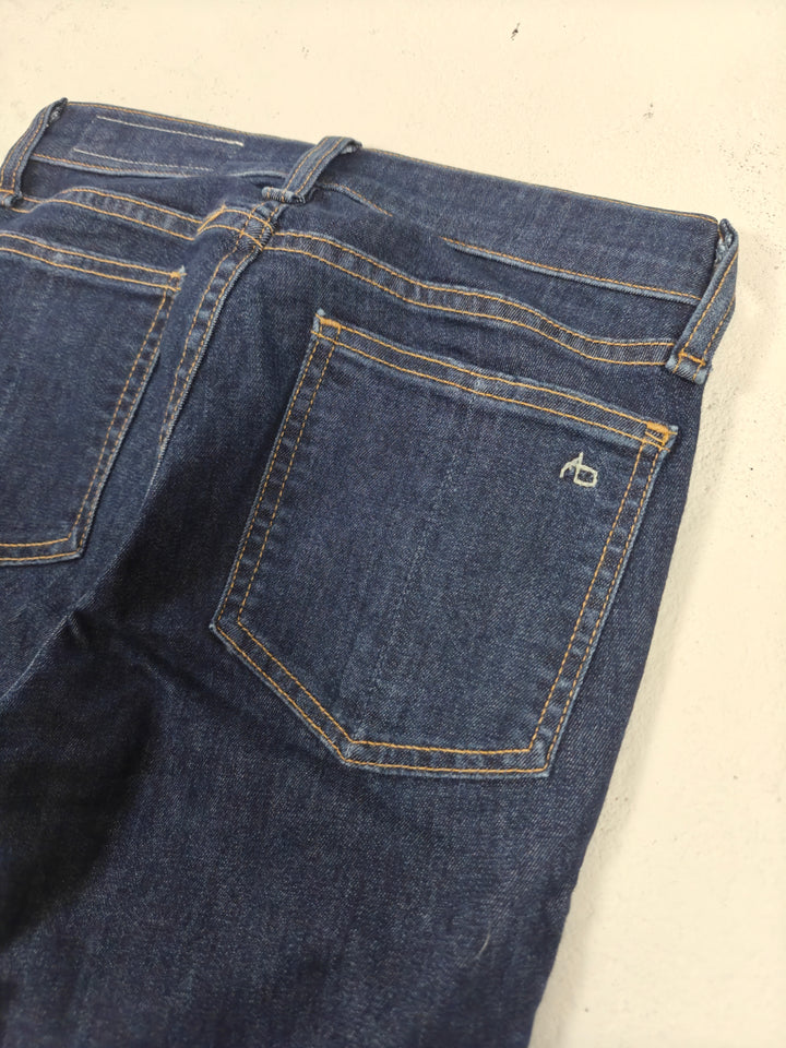 Womens Rag &amp; Bone Skinny Jeans Dark Wash Size 24