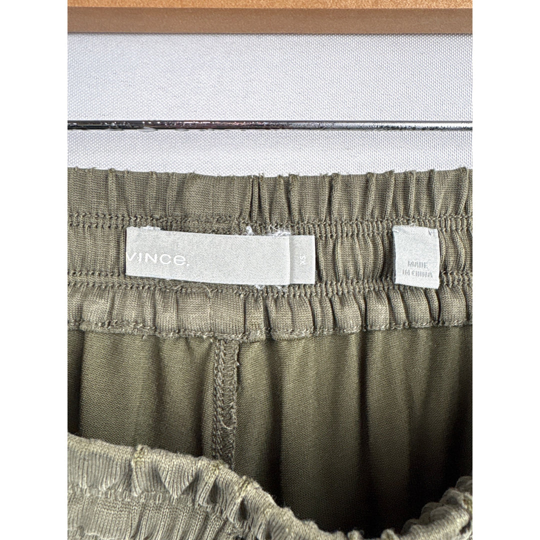 Women’s XS Vince Army Green Joggers with Front & Back Pockets