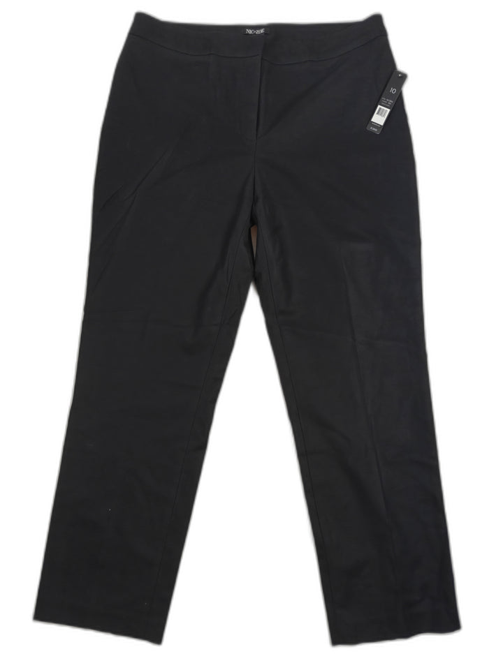 Womens Nic+Zoe Dress Pants Black Size 10 NWT