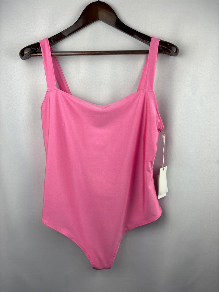 Women’s Good American Size 3X Bubblegum Pink Bodysuit