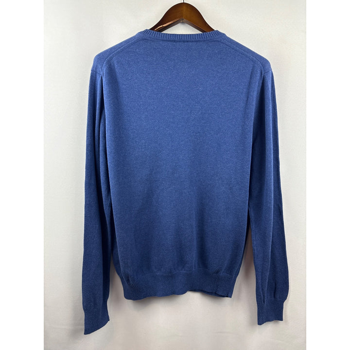 Men’s Jos. A. Bank Large Cobalt Blue Long Sleeve V-Neck Sweater