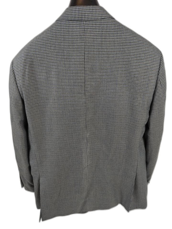 Men’s Tommy Hilfiger Blazer Gray Check Size 46 Large