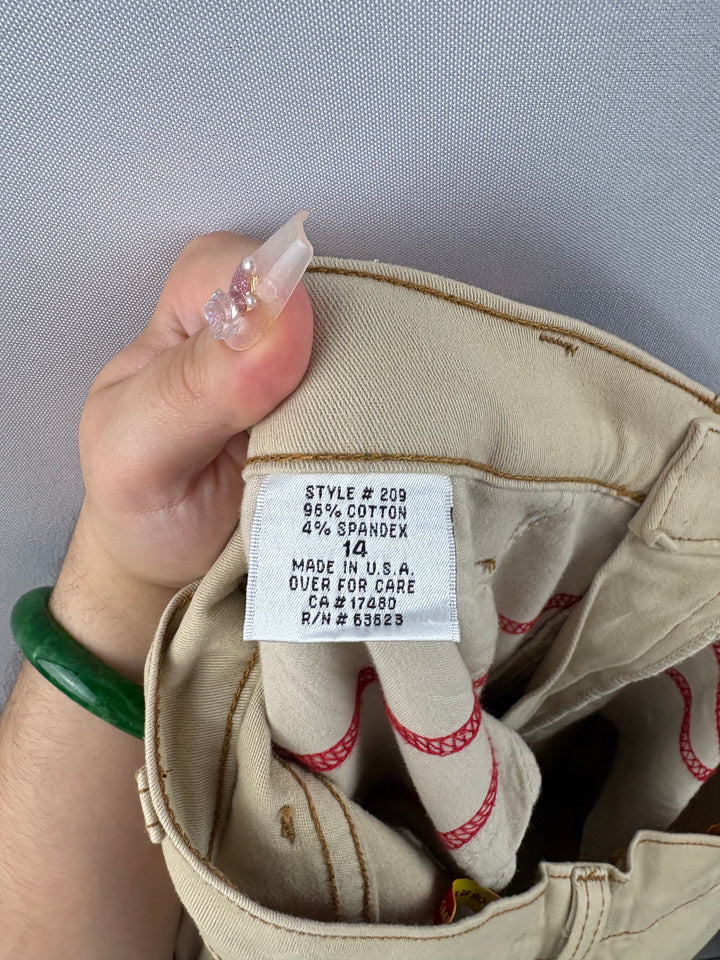 Women’s NYDJ Size 14 Khaki Straight Leg Pants