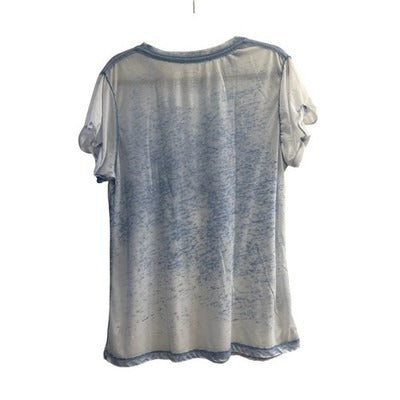 Oddpeople Collection Sheer Blue & White T-Shirt