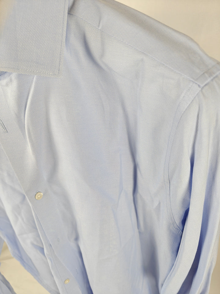 Men’s H&amp;M Dress Shirt Light Blue XL 17 1/4