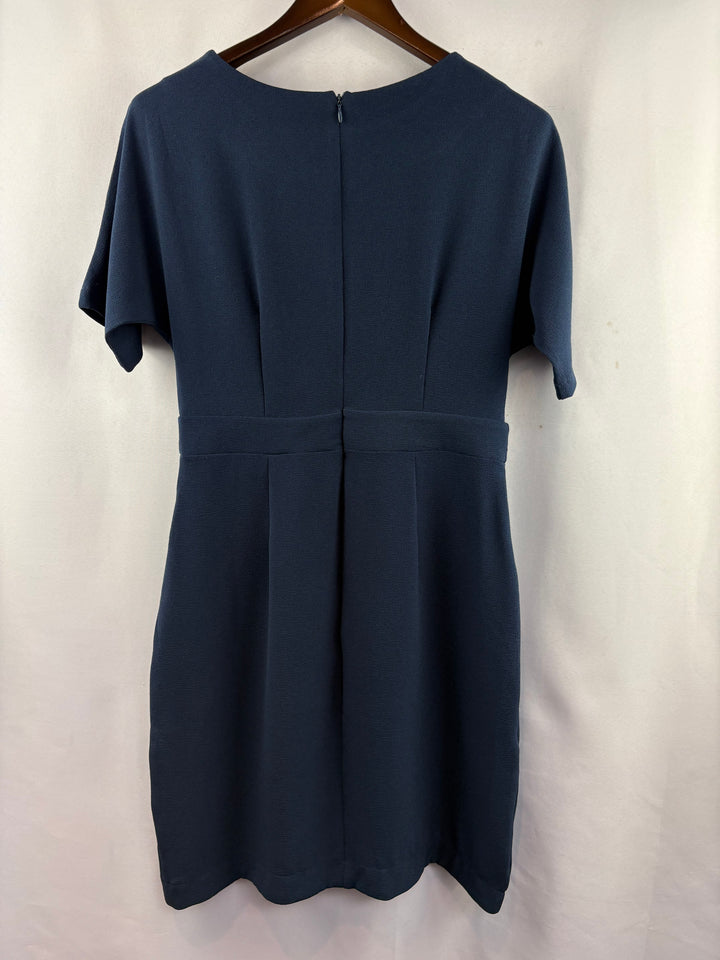 Women’s Bobeau Medium Navy Blue Sheath Dress