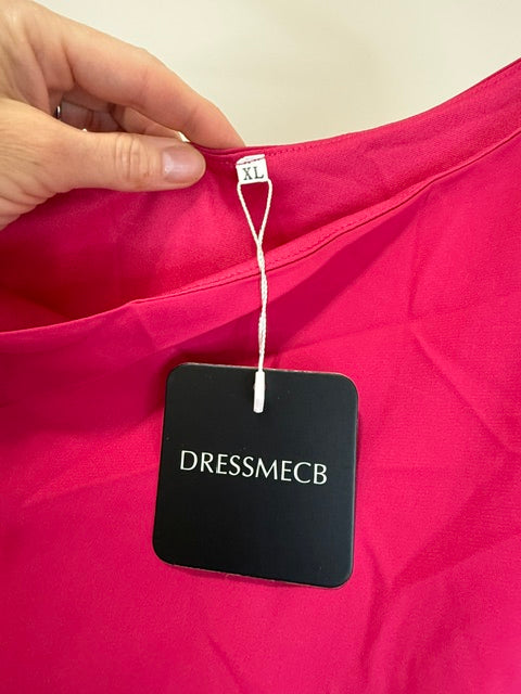 Dressmecb One‑Shoulder Maxi Dress SzXL NWT