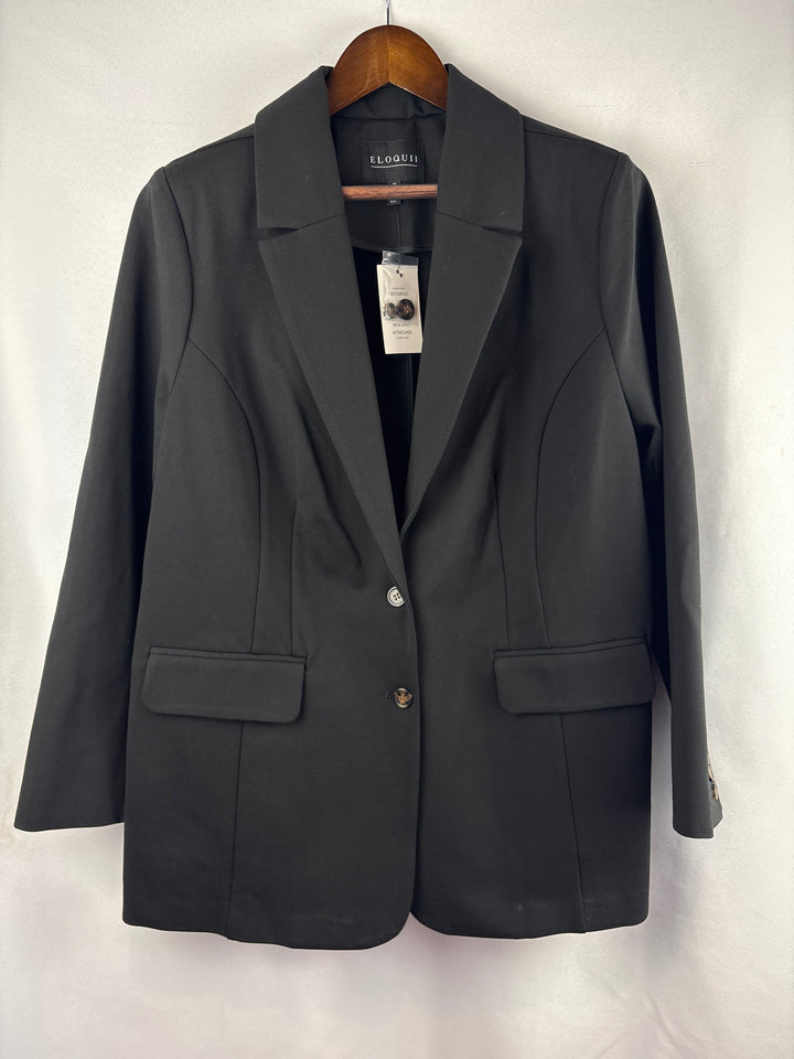 Women’s Eloquii Size 16 Black Oversized Blazer