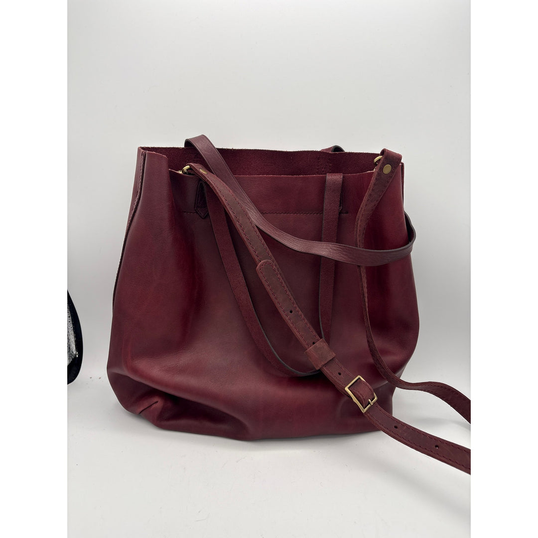 Women’s Madewell Sam Handmade Cherry Red Tote Bag