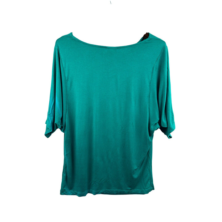 Women’s Bobeau XL Teal Cowelneck Blouse